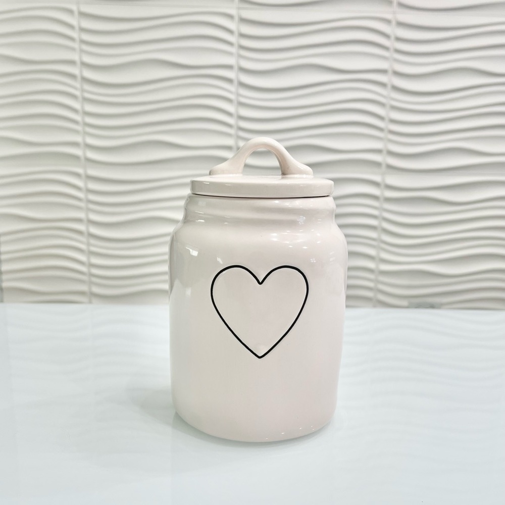 Rae Dunn Black Heart 🖤 baby Canister
